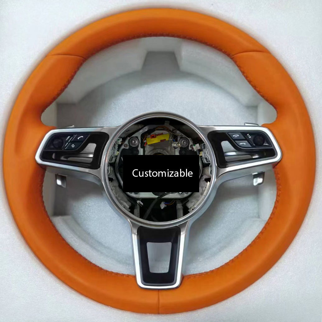Orange steering wheel
