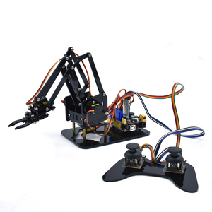 Joystick Memory 4-Achsen-Mini-Desktop-Roboterarm-Kit für <span class=keywords><strong>Arduino</strong></span> Starter Kit DIY Educational 4DOF Mechanical Robotics <span class=keywords><strong>Arm</strong></span> Kits