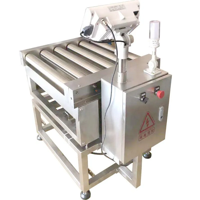 Industrial Dynamic Food Weight Inspection Machine With Rollers Automatic Weight Detection Instrument Conveyor Electronic Scale