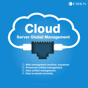 Sistema di presenza biometrica del sistema Cloud EBKN Sistema di presenza del tempo 3.5 pollici TCP IP riconoscimento del volto sistema di controllo dell'accesso - Product Image 6