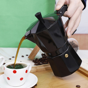 Moka pot <span class=keywords><strong>1</strong></span> <span class=keywords><strong>3</strong></span> 6 9 12 fincan <span class=keywords><strong>2</strong></span> 5 10 15oz çift vana pot pot seti espresso kahve bialetti paslanmaz çelik pot pot
