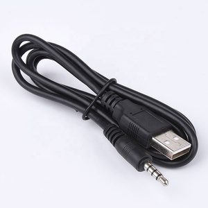 Cable de Audio para auriculares USB 3,5 A macho A 2,0 macho, adaptador auxiliar, Cable de carga para altavoz de coche y PC, 1M, 3,5mm - Product Image 6