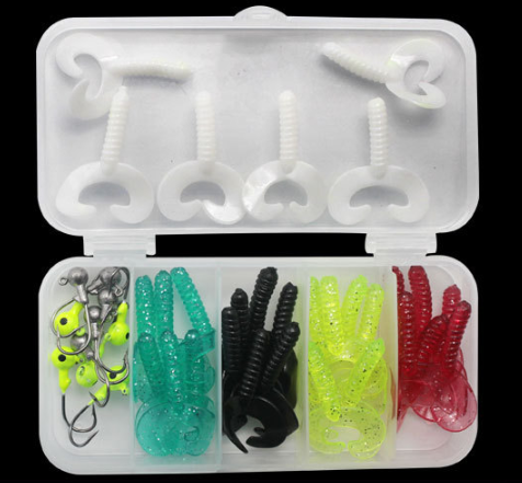 Gancho de plomo de doble cola monocromático E