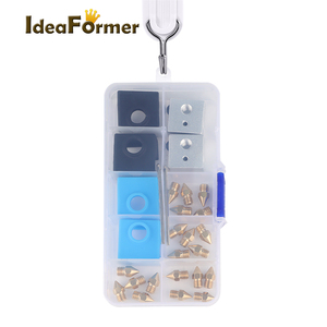 3Dプリンター部品20個MK8ノズル押出機プリントヘッドセットMk8ヒートブロックシリコーンソックスAnet A8 E10クリエイティブCR-10エンダー3用 - Product Image 6