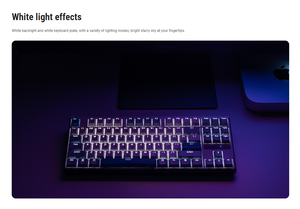 Durgod K610W Corona Echo Double-shot Pbt Keycaps Hot Swappable Multi-color Keycaps <strong>Wireless</strong> Mechanical <strong>Keyboard</strong> - Product Image 2