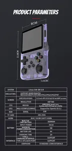 Nuovissima Console di gioco portatile R36S schermo a colori IPS da 3.5 pollici 3500 Console di gioco classica retrò mAh - Product Image 4