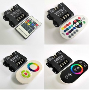 Regulador de intensidad de luz Led, tira de luces led de 30A, 12 voltios, 24V, controlador RF LED rgb