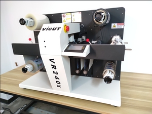 中国工場超精密自動ロールラベルダイカッターCCDカメラ付きVR240X - Product Image 4