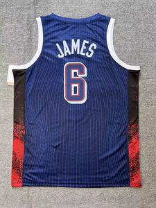 USA National Team <strong>Durant</strong> Jersey # 6 James # 4 Curry # 8 Leonard Embiid Basketball Jersey - Product Image 4