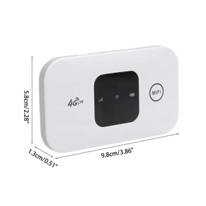 4G Pocket WiFi Portable Outdoor Mini WiFi Router Sim Card Slot Wireless 3G/4G 300mbps <strong>Max</strong> LAN Data Unlocked <strong>Broadband</strong> - Product Image 3