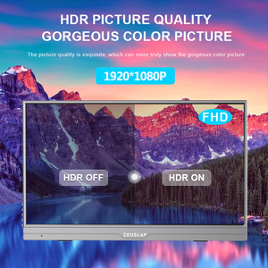 15.6 Inch 178 IPS Viewing Angle Silver Screen Gaming Working <strong>Computer</strong> Laptop Portable Monitor With Type-C <strong>Input</strong> - Product Image 2