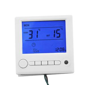25A Pantalla LCD Calentador eléctrico Sensor de temperatura Montado al ras Calefacción Digital Smart Home Termostato - Product Image 1