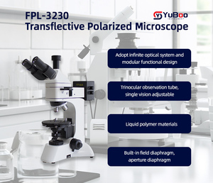 Microscopio polarizador transflectivo trinocular de alta definición para geología/Industria química/productos médicos y farmacéuticos - Product Image 2