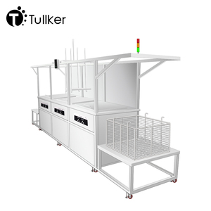 Tullker Three Station Halbautomati scher Ultraschall reiniger Laden Entladen Port Lifting Manipulator Ultra Sonic Reinigungs kammer - Product Image 4