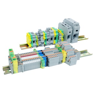 PT 2.5-TWIN 3 Conductor Multi Level Feed Through Installation Copper <strong>Push</strong> in Twin DIN Rail Feed Through <strong>Spring</strong> <strong>Terminal</strong> <strong>Block</strong> - Product Image 6
