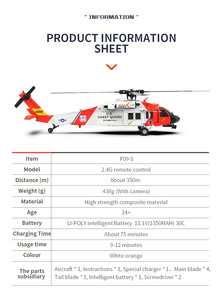 <strong>RC</strong> Helicopter F09-S 2.4G 6CH Gyro GPS Optical Flow Positioning 5.8G <strong>FPV</strong> Camera - Product Image 4