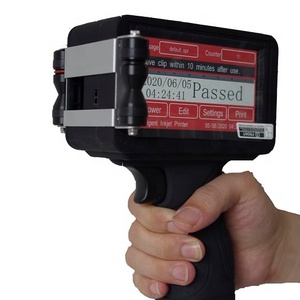 Tragbare Inkjet-Ablaufdatum Code Drucker Charge Verfalls datum Druckmaschine mit Förderer und Stand Online zum Verkauf