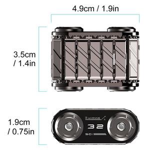 Giảm căng thẳng thần tài đồ chơi EDC kim loại Thần Tài <span class=keywords><strong>Spinner</strong></span> xe tăng bánh lăn Bàn đồ chơi giảm căng thẳng cảm giác đồ chơi - Product Image 2