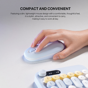 FANTECH GO MOCHI85 WK898 Wireless Bluetooth <strong>Keyboard</strong> and <strong>Mouse</strong> Set for iPad Laptop <strong>Computer</strong> with Volume <strong>Control</strong> Office Combos