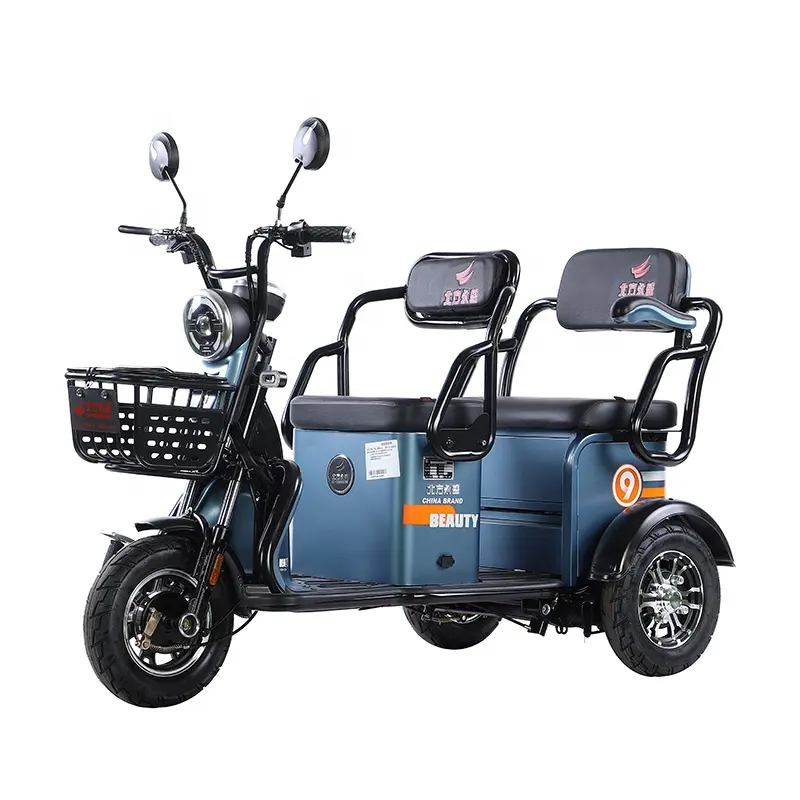 Mini bus electric tricycle household small three-wheeled two-seater electric vehicle