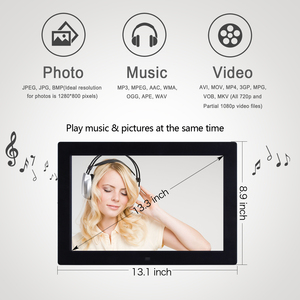 2021 Hot Selling Large Size HD Multi-function 13.3 Inch <strong>Big</strong> Digital Photo Frame - Product Image 2