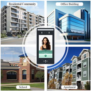 Nhà Máy Giá 7 inch sinh trắc học kiểm soát truy cập Video intercom nhận dạng khuôn mặt Linux từ xa sinh trắc học tham dự máy - Product Image 5