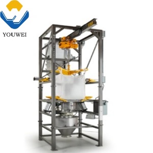 1000Kg Bolsa de harina a granel Descargador Bolsa gigante Sistema de descarga Fibc Ton Big Bag Estructura de descarga Máquina de estación de alimentación - Product Image 2