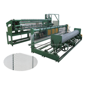 Intelligent Single <strong>Wire</strong> <strong>Automatic</strong> Chain Link Fence <strong>Net</strong> Mesh Making <strong>Machine</strong> - Product Image 6