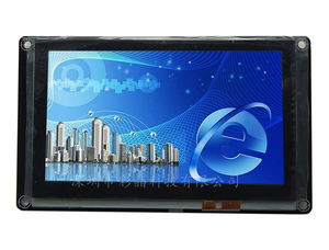 4.3 inç programlanabilir akıllı TFT LCD modül desteği endüstriyel kontrolör için kapasitif dokunmatik panel ile RS232 RS485 TTL