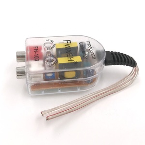 Adaptador de nivel RCA para altavoz de coche, convertidor de Audio de alta a baja impedancia, amplificador de sonido Subwoofer ajustable - Product Image 3