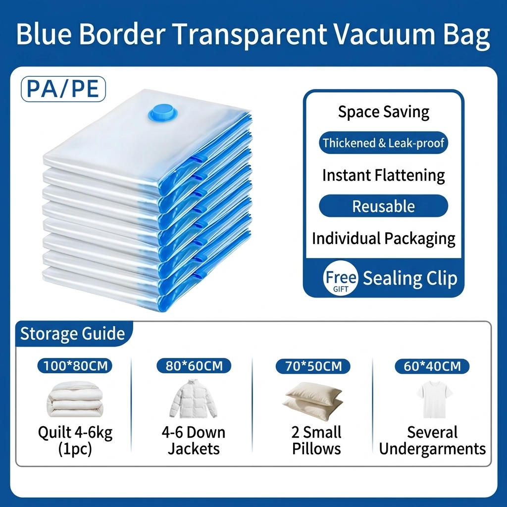 Transparent PA version with blue border, 100*80