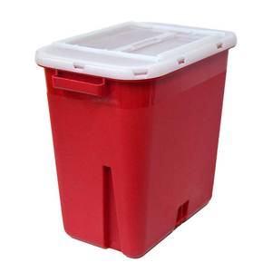 药物塑料容器2加仑尖锐容器壁挂式容器 - Product Image 2