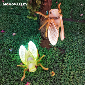 IP65 dekoratif aydınlatma böcek açık su geçirmez led dekor ışık ağaç gövdesi için simülasyon cicada - Product Image 5