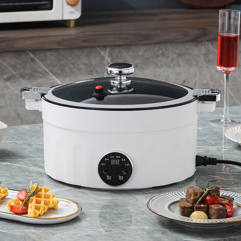 White/28cm micro pressure cooker Intelligent control