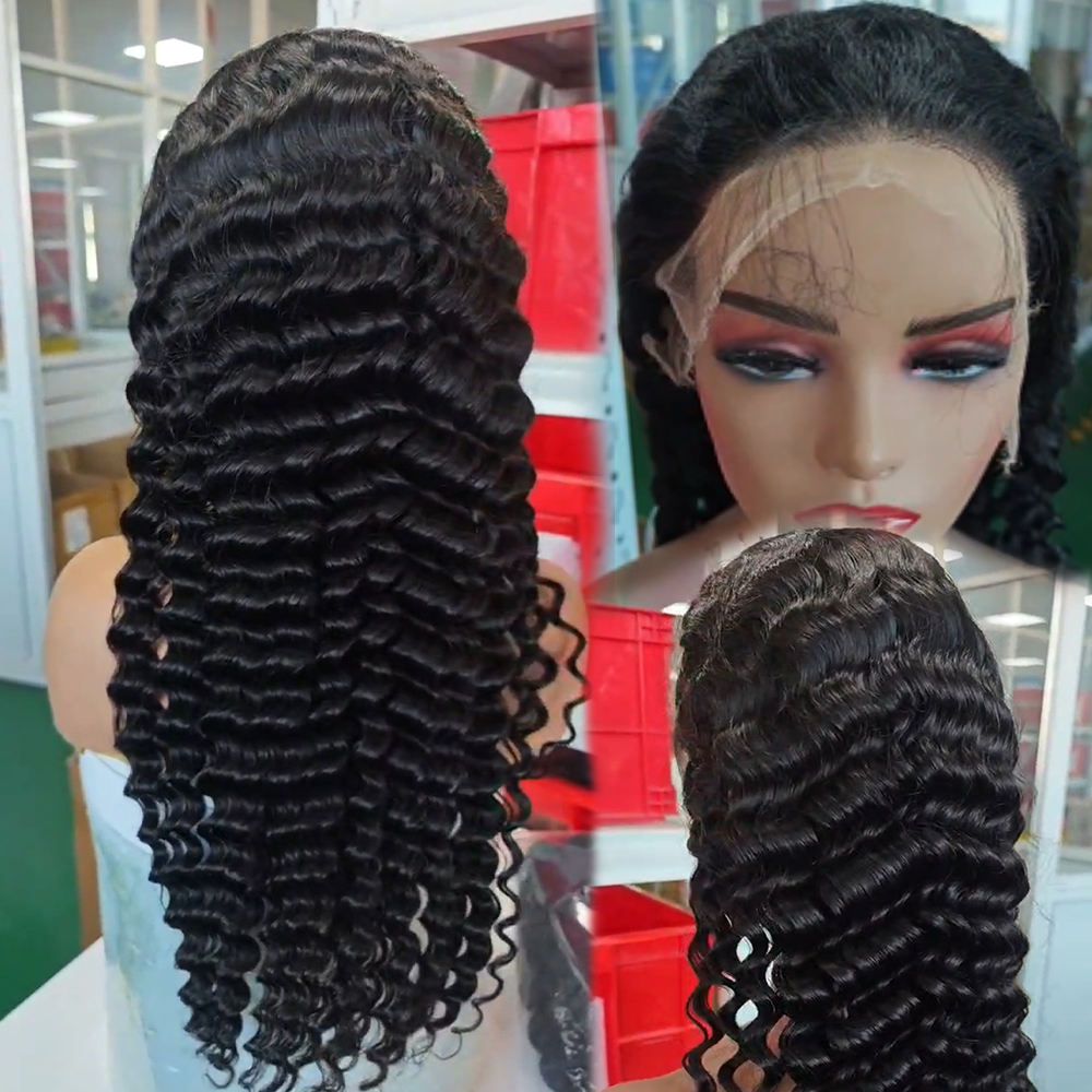 Parrucca pixie frontale completa 13x4 (si prega di inviare la richiesta)