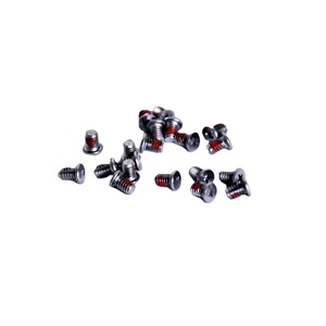 M1.6 ince düz kafa çapraz makine vida mini elektronik gözlük saat vida CM1.6 * 2/2. nylock tutkal ile 5 kap nikel - Product Image 1