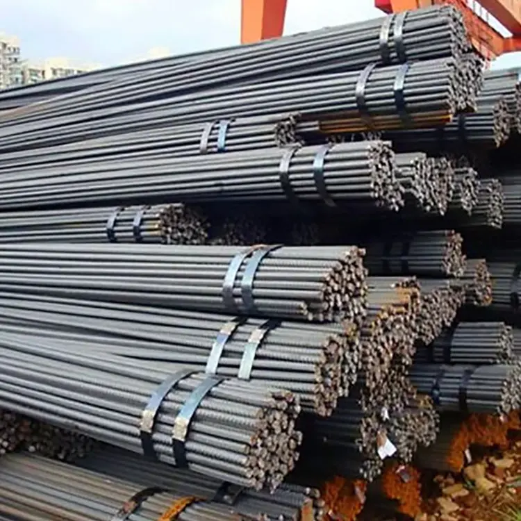 Astm A615 batang besi Rebar konstruksi bangunan baja penguat cacat batang baja Harga batang besi lurus