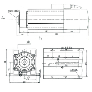 4.5kW ATC主轴电机ISO30 24000RPM空气冷却380v芯，带高质量轴承 - Product Image 4