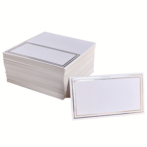 地点卡片婚礼派对餐桌名称信息贺卡活动派对用品座位卡 - Product Image 1