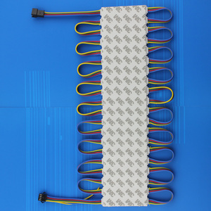 5050 LED modülleri 3 led DC 12V su geçirmez reklam tasarım 75*12 epoksi SMD LED modülü süper parlak RGB LED modül lamba - Product Image 4