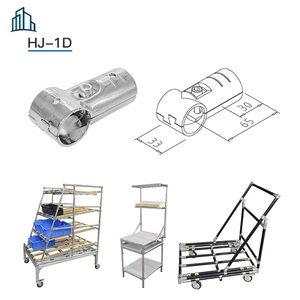 Nạc Ống Doanh bàn làm việc chân lắp ráp phụ kiện chất lượng cao thép không gỉ nạc Ống Doanh HJ-1D nhà sản xuất - Product Image 5