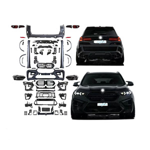 X5 G05F95アップグレードX5Mフロントおよびリアバンパーヘッドライトリアテールライト古いものから新しいものへBMW用のアップグレード前の後期ボディキット - Product Image 1
