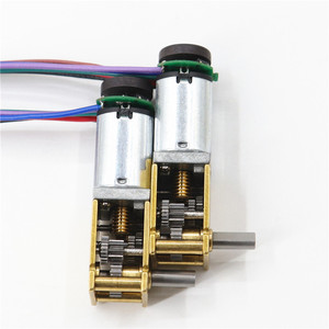 High Quality Small Size 12mm N10 N20 N30 Brush DC 3v 3.7v 6v <strong>12v</strong> 24v Worm Drive Gear Reduction Motor with <strong>Encoder</strong> 3ppr - Product Image 4