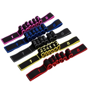Venta caliente ajustable 8 bucles banda elástica de ejercicio entrenamiento Multi-Loop correas elásticas para Yoga - Product Image 1