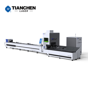 Máquina de corte por láser de tubo CNC profesional Tianchen TM230A 230mm 6m CARGA AUTOMÁTICA descarga 4000W IPG láser BMP PLT Cypcut - Product Image 2