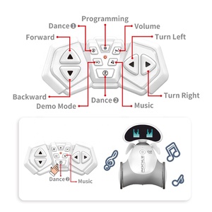 Robot educativo de juguete para niños, juguete Rc, Robot inteligente con programación de música, Mini Robot de juguete inteligente - Product Image 2