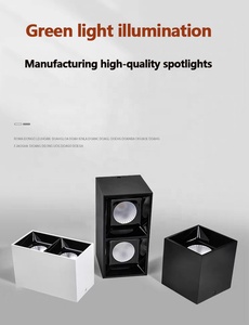 Aluminum Anti Glare LED Spotlight Adjustable Black White Surface Mount <strong>Light</strong> LED Cob Downlight Adjust Down <strong>Lights</strong> Design - Product Image 2