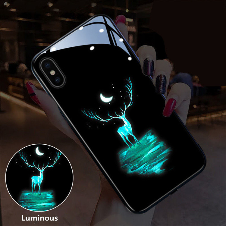 Cerf avec lune