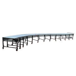 Stainless Steel Flexible Powered Roller <strong>Conveyor</strong> 50kg Feed Bags Heavy Duty Roller <strong>Conveyor</strong> for Truck Boxes <strong>Loading</strong> and <strong>Unloading</strong> - Product Image 2