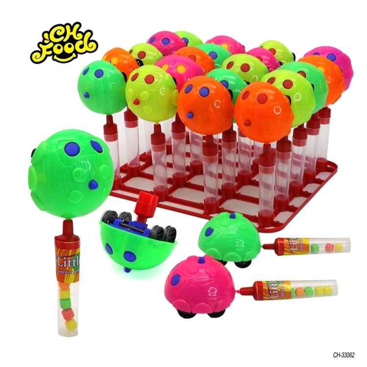Empty Candy Tube Container With Owl Shape Windmill Toys
